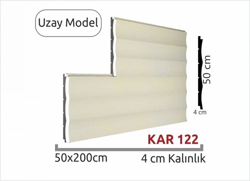 Strafor Dış Cephe Duvar Paneli Uzay 4cm KAR 122-200x50cm