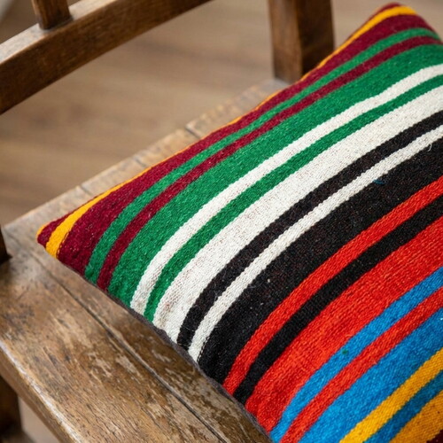 Vintage Kilimli Yastık Kılıfı PLLWSQR1112 - 42x42