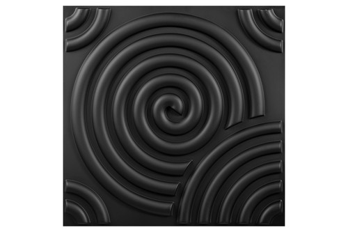 3D Duvar Paneli Siyah C008-1