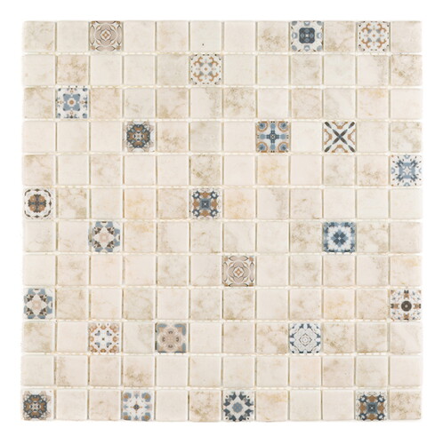 Dijital Baskılı Cam Mozaik FBEDJ 203