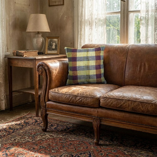 Vintage Kilimli Yastık Kılıfı PLLWSQR1169 - 42x42