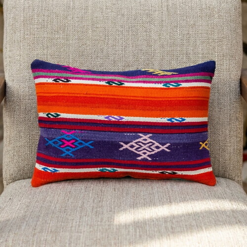 Vintage Kilimli Yastık Kılıfı PLLWRECBIG01 - 35,5x47
