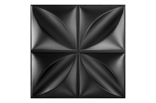 3D Duvar Paneli Siyah C001-3