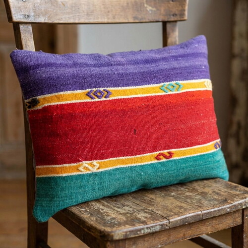 Vintage Kilimli Yastık Kılıfı PLLWRECBIG03 - 35,5x47