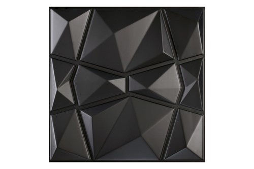 3D Duvar Paneli Siyah C002-1