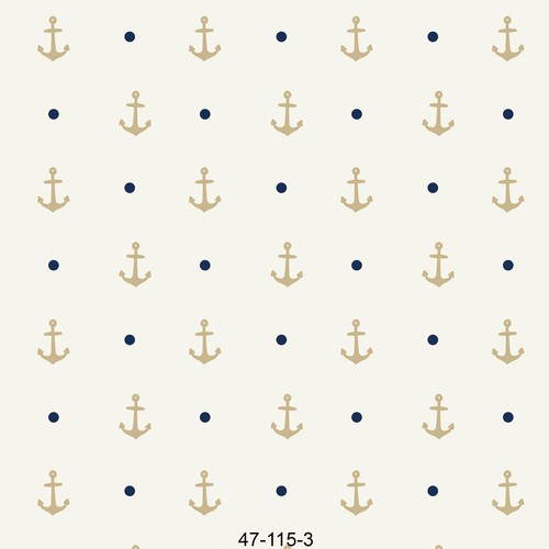 Çocuk Odası Denizci Duvar Kağıdı 47-115-3
