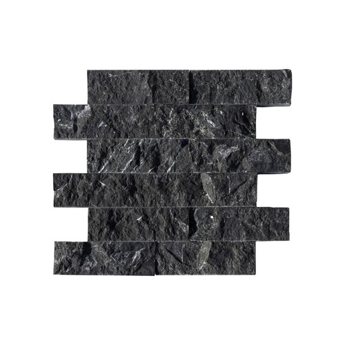Mermer Patlatma Mozaik Black 5x15cm