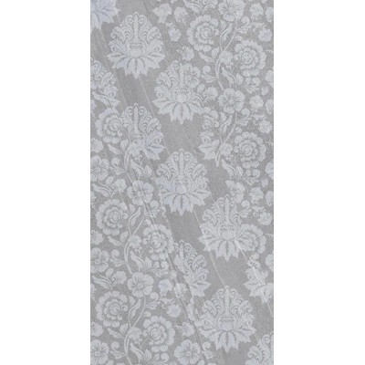 Seramiksan Lecce Damask Motif Koyu Gri Mat Rektifiyeli Yer Duvar Seramiği 696105 - 60x120