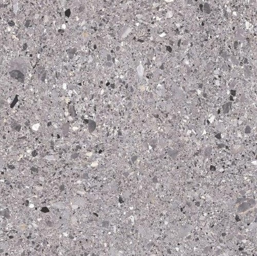 Seramiksan Terrazzo Mono Gri Parlak Rektifiyeli Yer Duvar Seramiği 878952 - 60X60