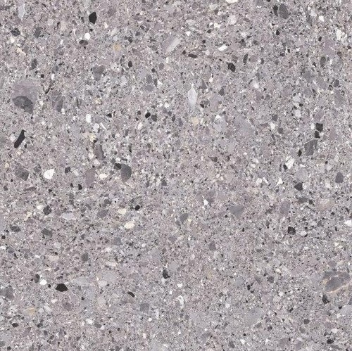 Seramiksan Terrazzo Mono Gri Parlak Rektifiyeli Yer Duvar Seramiği 878952 - 60X60