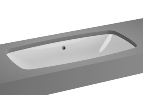 Vitra Metropole Tezgah Altı Dikdörtgen Beyaz Lavabo 76x36cm 5669B003-1082