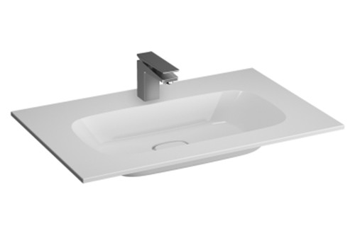 Vitra Metropole Infinit Etajerli Beyaz Lavabo 80x52cm M58000018001