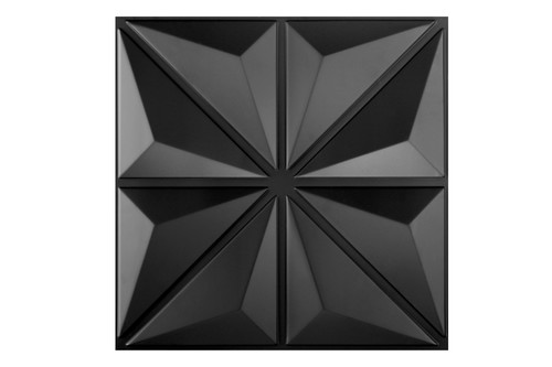 3D Duvar Paneli Siyah C003-1