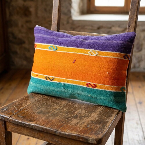 Vintage Kilimli Yastık Kılıfı PLLWRECBIG06 - 35,5x47