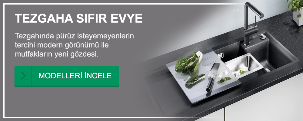 Tezgaha Sıfır Evye